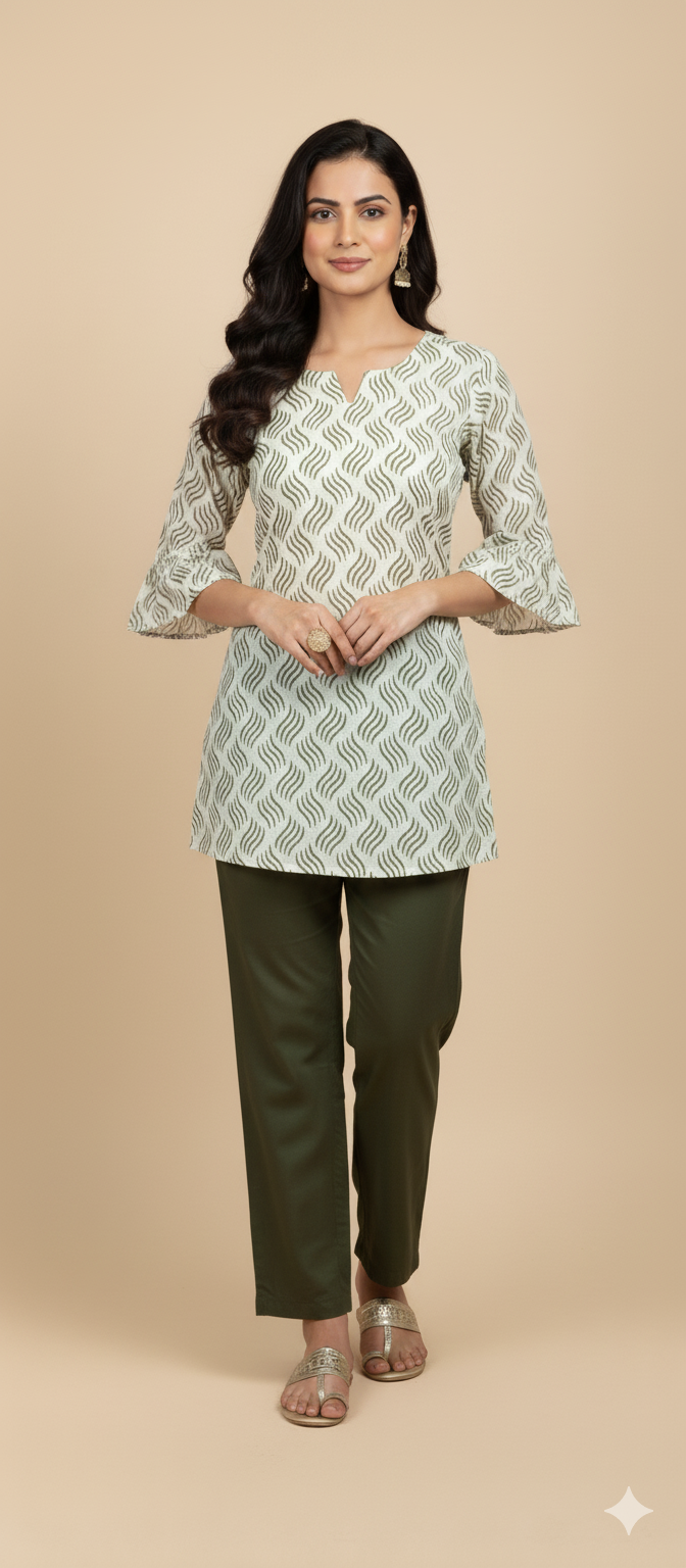 Sunehri Threads kurti