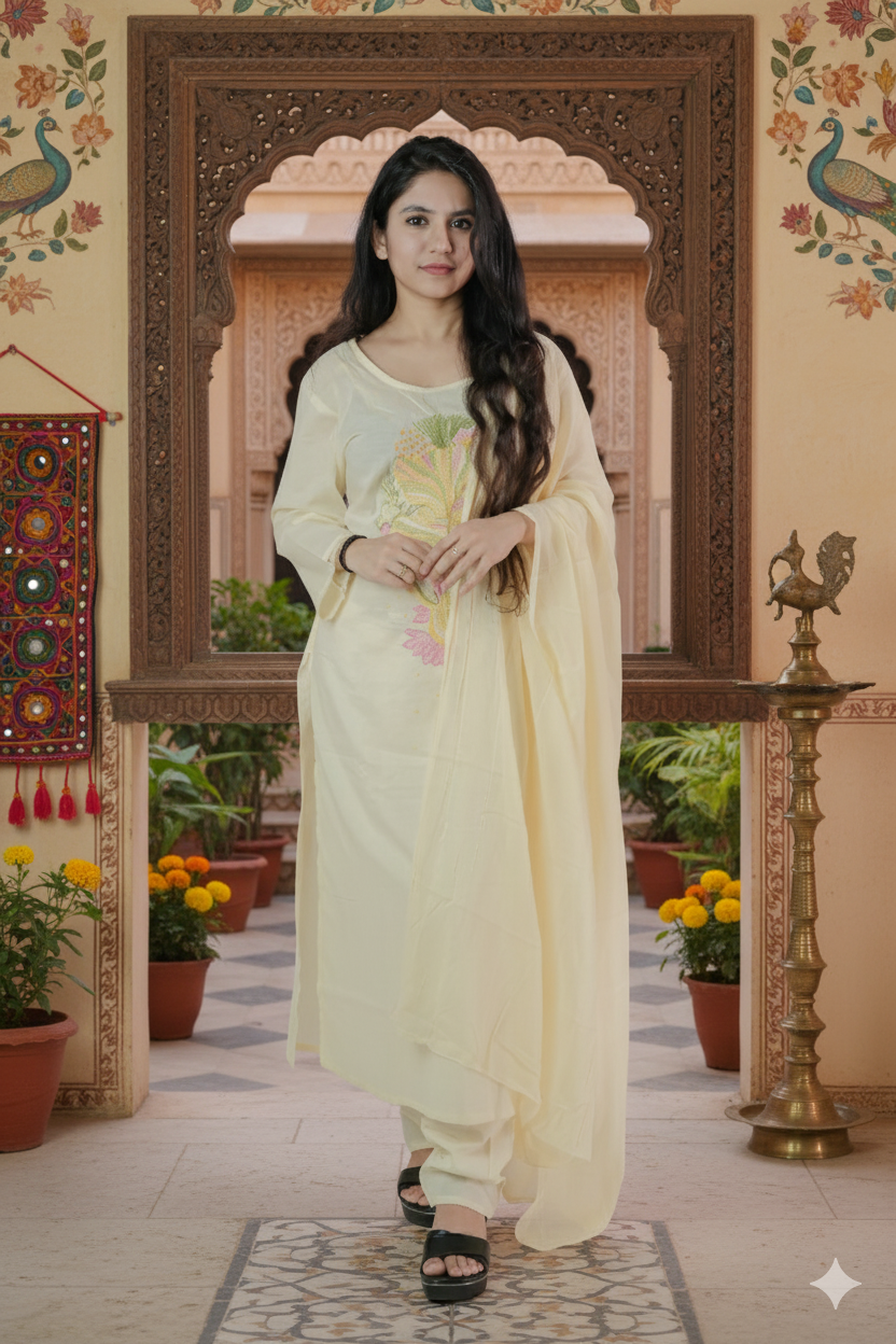 Peacock Heritage Suit Set