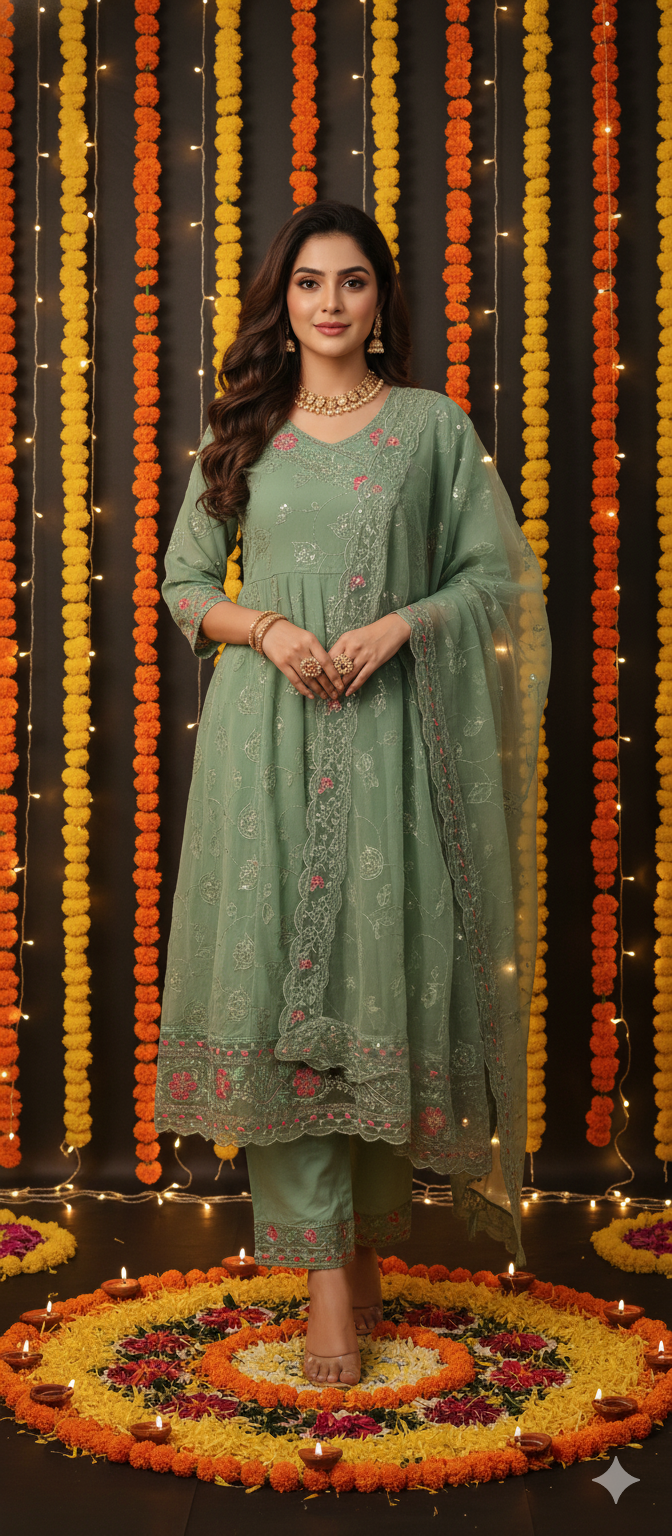 Pastel Grace Suit Set