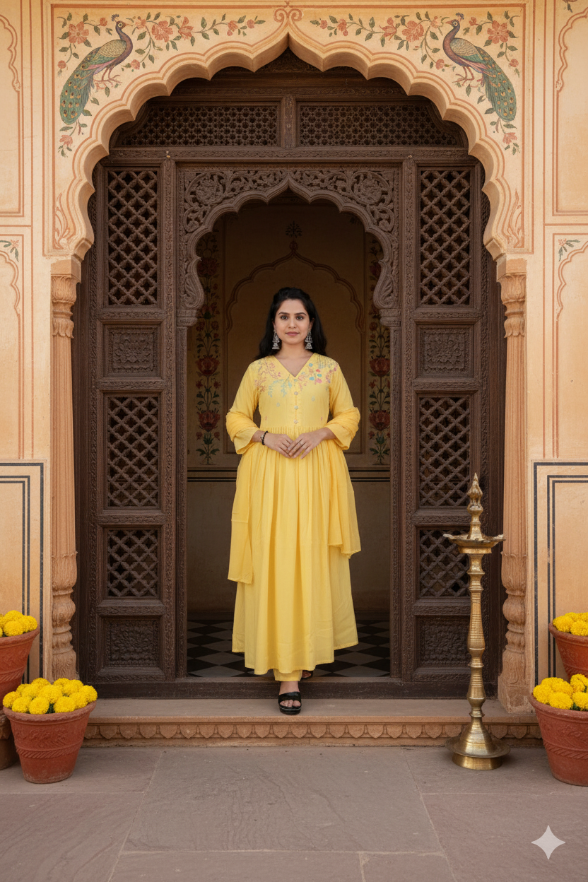 Royal blossom Suit Set